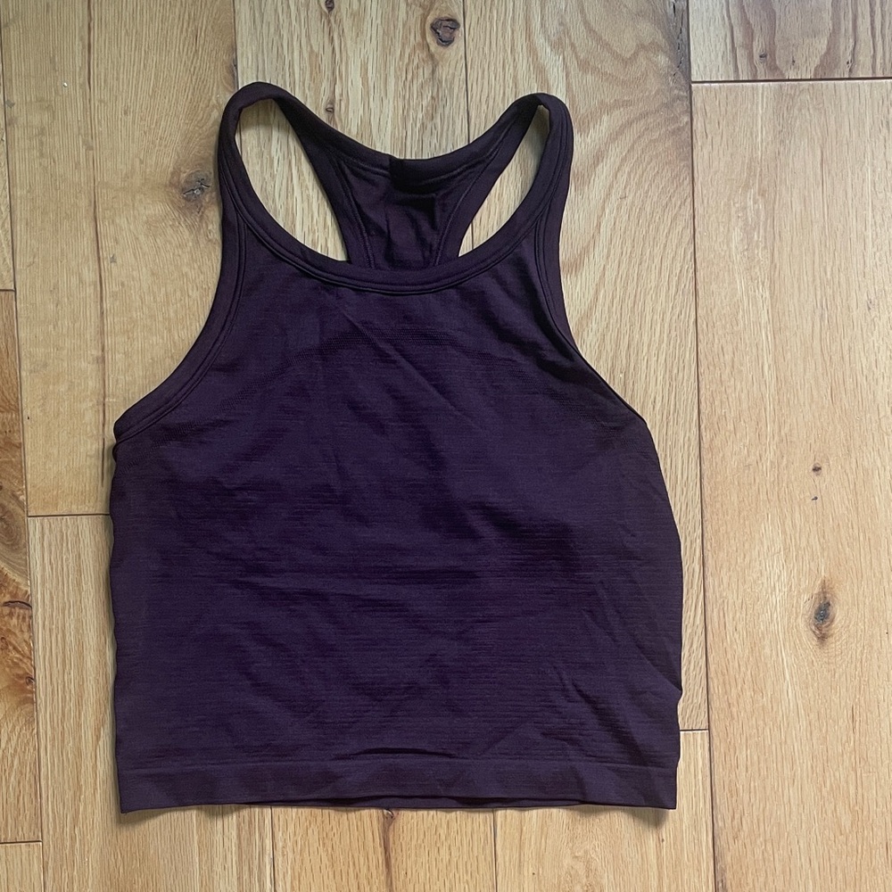Lululemon Women's Dark Purple Tank Top